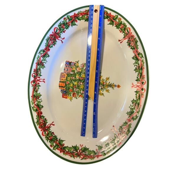 CHRISTOPHER RADKO Traditions Holiday Celebrations Dinner Plate Christmas Tree - Picture 5 of 5